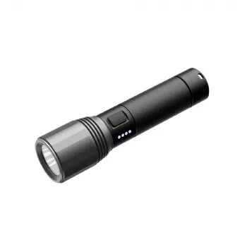 Latarka ręczna Nextool T10 — 2000 lm, zasięg 220 m, USB-C, IPX7, korpus aluminiowy, 152 mm