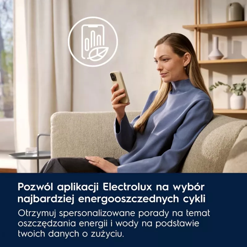 Suszarka bębnowa Electrolux EW7D585UCP 8 kg pompa ciepła, suszenie kondensacyjne