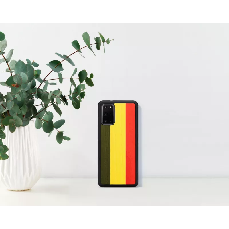 Etui ochronne Man and Wood Galaxy S20+ reggae Czarny