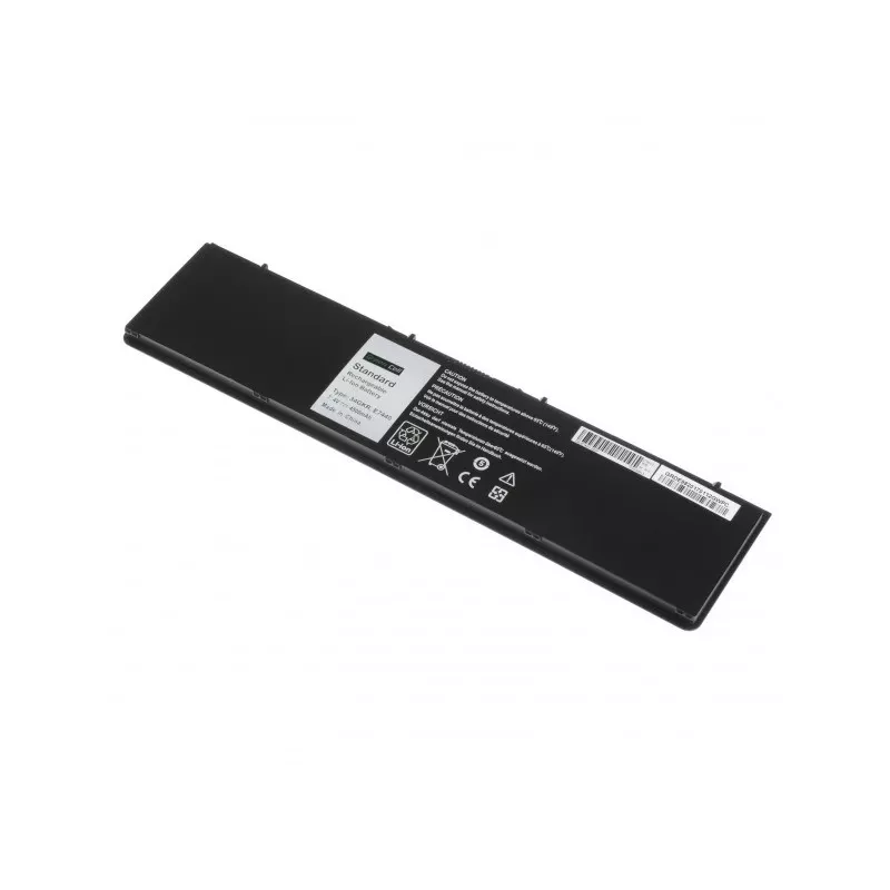 Bateria zielony Cell DE93 do DELL Latitude E7440, Li‑Ion 7,4 V 4500 mAh, 4 ogniwa, czarna