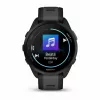Garmin Forerunner 165 Music - Czarny - Zegarek sportowy z paskiem - Silikon - Łupkowy szary - Rozmiar nadgarstka: 126-203 mm - Wyświetlacz 3 cm (1.2) (010-02863-30)