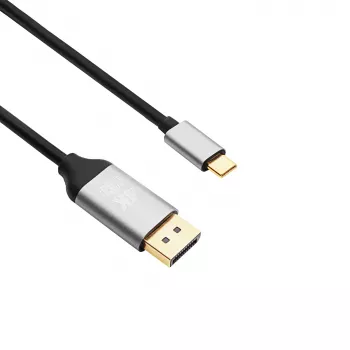 Akyga AK-AV-16 kabel USB-C – DisplayPort, 4K 60 Hz, 1,8 m, czarny