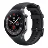 OnePlus Watch 2 - 46 mm - inteligentny zegarek z paskiem - Fluoroelastomer - Rozmiar nadgarstka: 140-210 mm - Wyświetlacz 3,63 cm (1,43 inch)