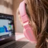 Słuchawki Tellur Buddy Bluetooth nauszne różowe