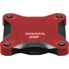 Zewnętrzny SSD ADATA SD620 1 TB, przenośny USB 3.2 Gen 2 (Micro-USB B), prędkość odczytu 520 MB/s, prędkość zapisu 460 MB/s, odporny na wstrząsy, czerwony