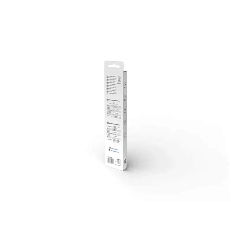 Savio CL-125 kabel USB 2.0 1 m USB A USB C biały
