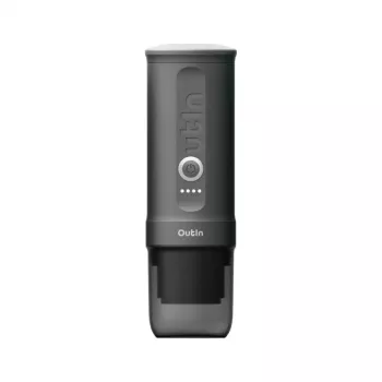 Ekspres do kawy OUTIN Outin Nano szary — mielona kawa, 20 barów, bateria 7500 mAh, 670 g