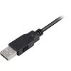 Kabel USB 2.0, wtyk USB-A > wtyk USB-B (czarny, 0,5 metra)