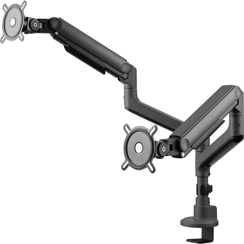 Uniwersalne ramię do monitora o dużym udźwigu DM 5210 Dual Heavy Duty, uchwyt do monitora czarny, do monitorów 43–127 cm (17–50 cali)