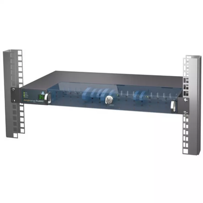 Serwer wydruku SEH dongleserver ProMAX Ethernet LAN Czarny Niebieski