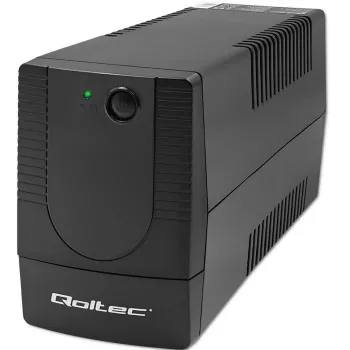 Qoltec 53774 zasilacz awaryjny (UPS) Line-Interactive 1 kVA 600 W 1 gniazdo AC