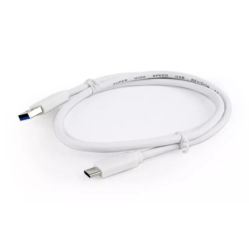 Kabel USB Gembird USB A na USB C 1 m, USB 3.2 Gen 1, biały