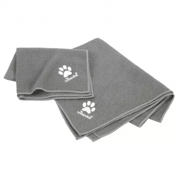 Ręcznik VILEDA Pet Wipes 172650 450x700 mm, poliester, nadaje się do prania w pralce, szary