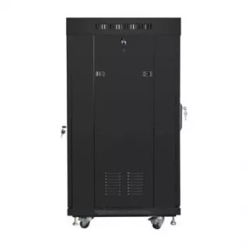 Szafa rack 19 cali 22U 600x600 mm czarna LANBERG FF01-6622-12BL