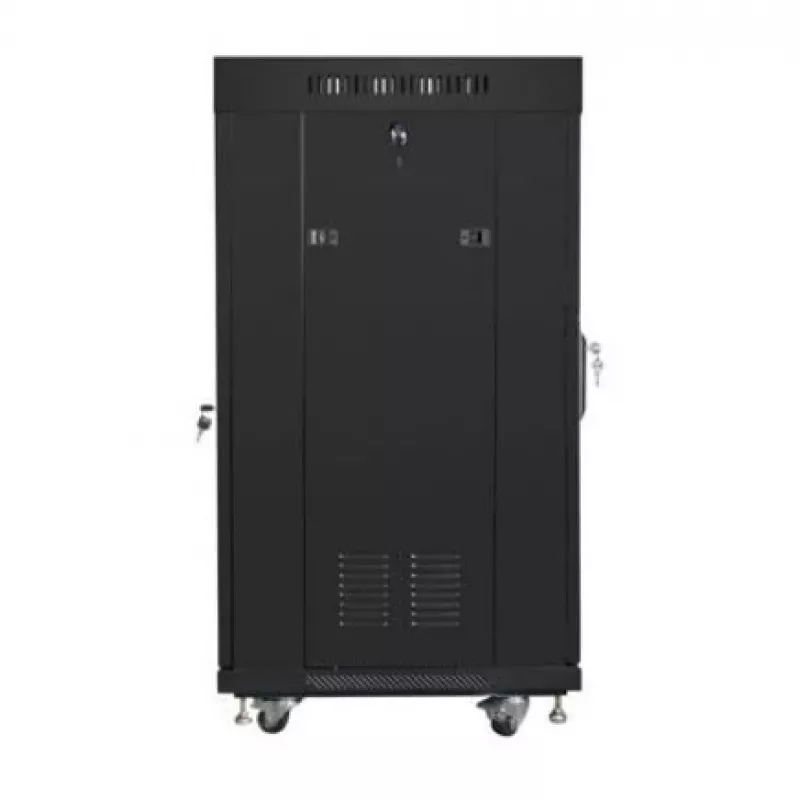 Szafa rack 19 cali 22U 600x600 mm czarna LANBERG FF01-6622-12BL