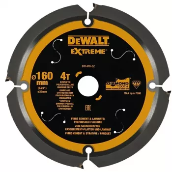 Tarcza tnąca do laminatu i płyt gipsowo-cementowych DeWalt DT1470 160x20 mm 40T