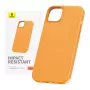 Etui na iPhone 15 Plus Baseus Fauxther Series (Pomarańczowy)