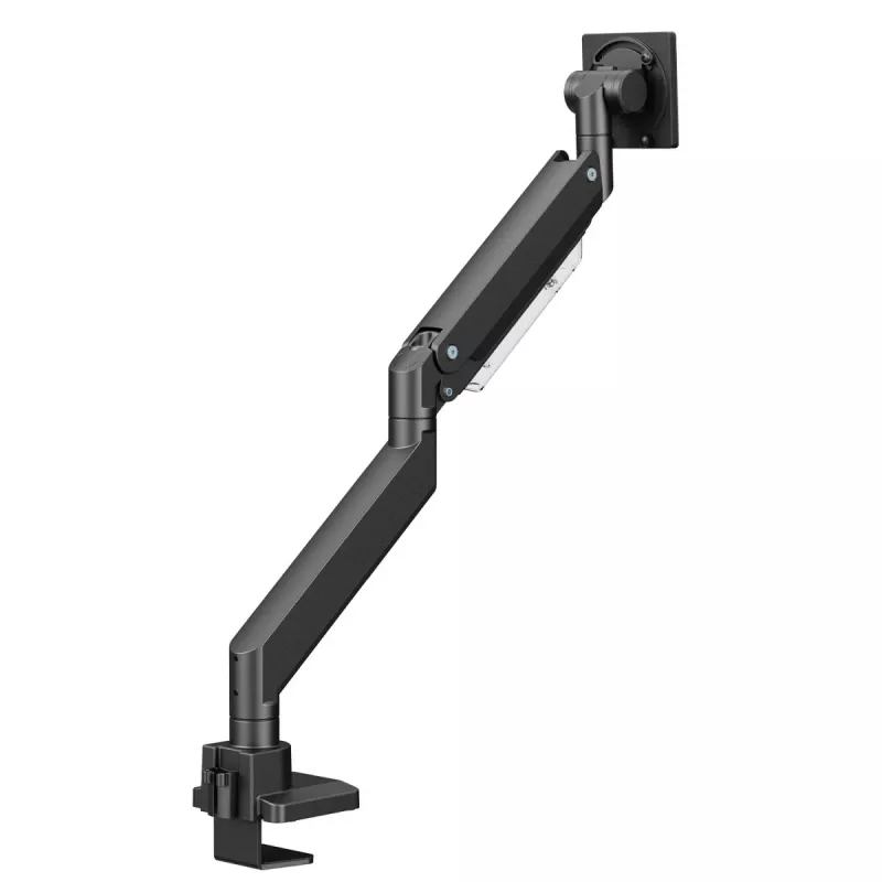 Uchwyt monitorowy Maclean MC-968 z podwójnym ramieniem i sprężyną gazową 17-57 cali, 27 kg, wytrzymały, pełny ruch, maks. VESA 200x200