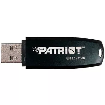 Pamięć USB PATRIOT 32 GB USB typu A 3.2 Gen 1 czarna, 80 MB/s, brelok na klucze