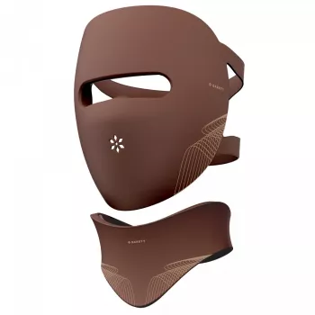 Garett Beauty Skin Ritual Face & Neck maska LED, brązowa