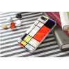 Etui ochronne iKins do Apple iPhone 8 / 7 Mondrian biały