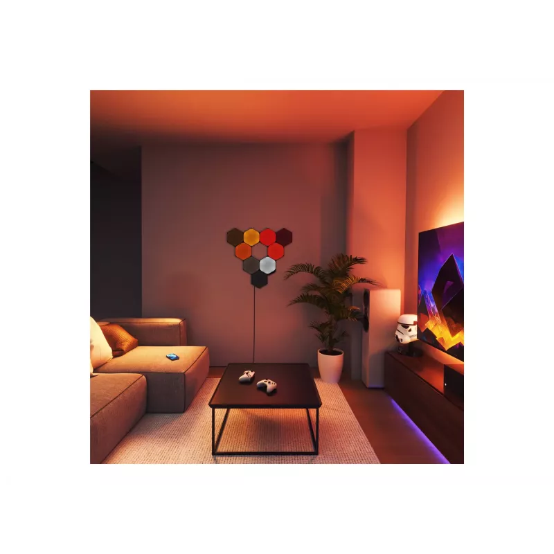 Inteligentne światło ścienne Nanoleaf NL42-0102HX-9PK