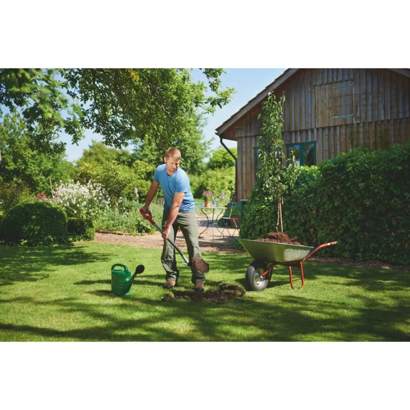 Szpadel WOLF-Garten ASP-D Stal Czerwony 1230 mm