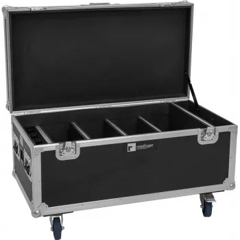 Roadinger Flightcase dla 4× AKKU Multiflood IP 8×10W RGBW Wash (model 31005243)