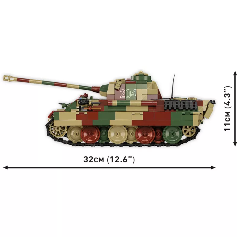 Blocks Pz.Kpfw.V Panther wersja A 1152 klocków