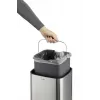 Durable TOUCH 12L prostokątny stal nierdzewna srebrny czarny