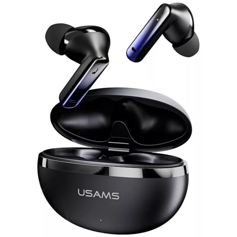 Słuchawki Bluetooth Usams TWS E02 ANC+ENC czarne