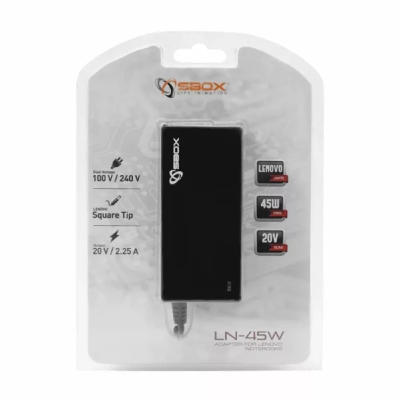 Zasilacz Sbox do laptopów Lenovo LN-45W