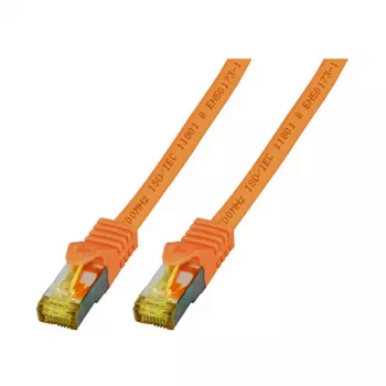 EFB-Elektronik RJ45 kabel krosowy Cat.6A S/FTP LSZHCat.7 przewód instalacyjny pomarańczowy 1m Producent: EFB Elektronik (MK7001.1O)
