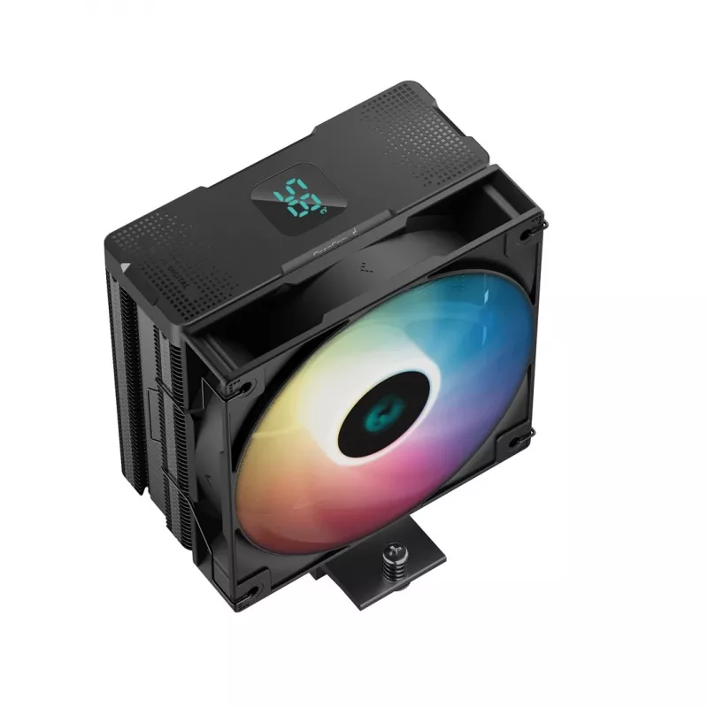 Chłodnica powietrza do procesora DeepCool AG400 Digital BK ARGB 12 cm Czarny 1 szt.