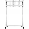 Triple Monitor Stand Snow, do kokpitu symulatora wyścigowego GR500, uchwyt do monitora biały, do monitorów 32 - 55