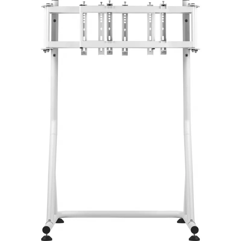 Triple Monitor Stand Snow, do kokpitu symulatora wyścigowego GR500, uchwyt do monitora biały, do monitorów 32 - 55