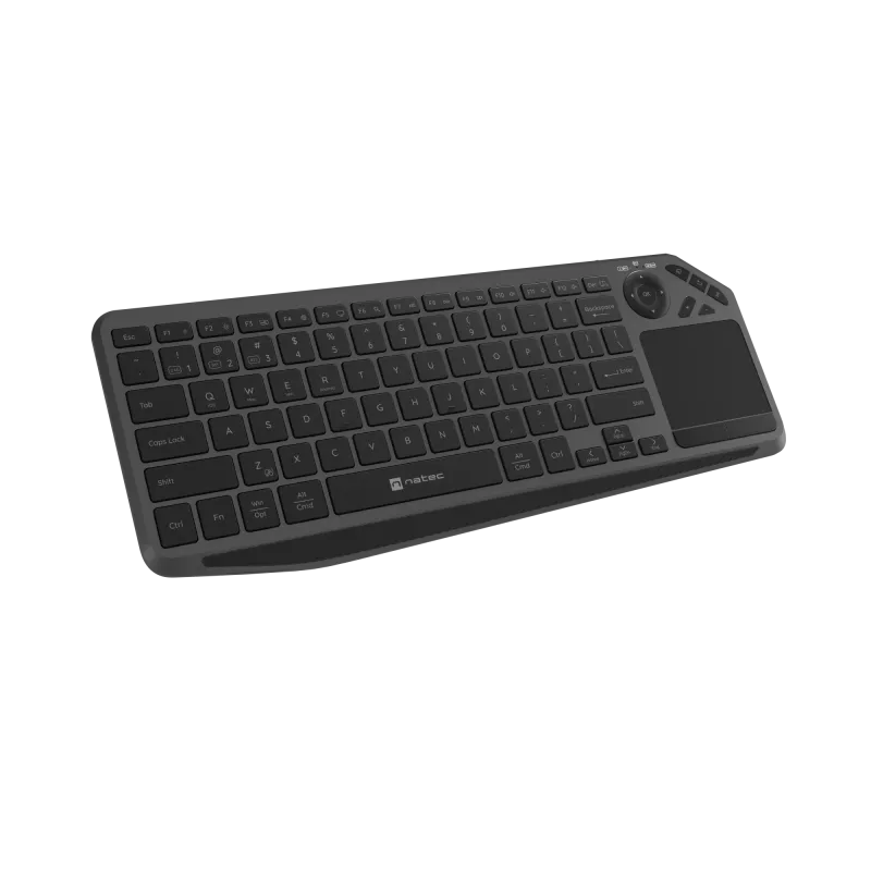 Natec Turbot 2 | Klawiatura | Bezprzewodowa | US | Bluetooth | Czarno-szara