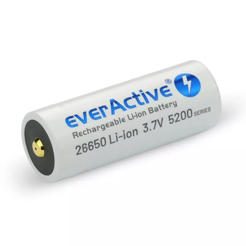 Akumulator everActive EV26650-52M 3,7 V 5200 mAh z ładowaniem Micro USB