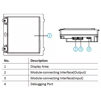 Wyświetlacz Hikvision DS-KD-INFO