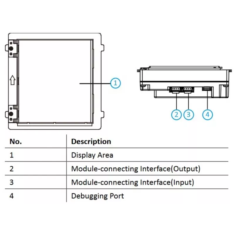 Wyświetlacz Hikvision DS-KD-INFO