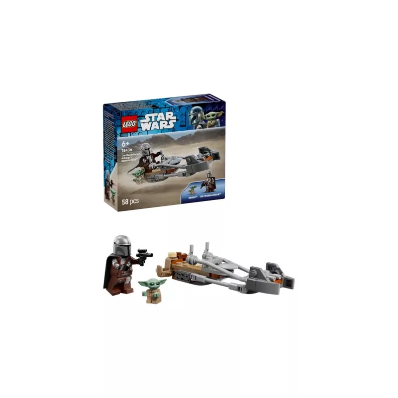 LEGO STAR WARS 75436 Speeder Bike Mandalorianina i Grogu