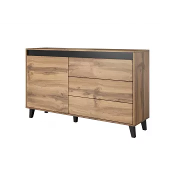 Cama komoda NORD dąb wotan/antracyt