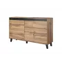 Cama komoda NORD dąb wotan/antracyt