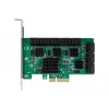 Karta DeLOCK 16 portów SATA PCI Express x4 6 Gbit/s zielono-szara