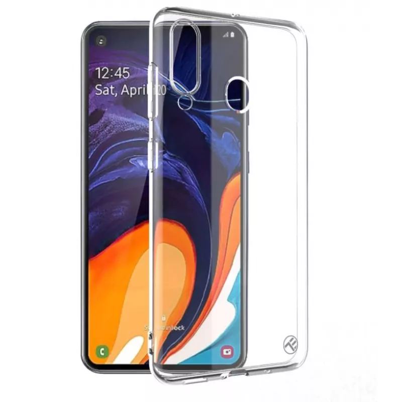 Ochronne silikonowe etui Tellur do Samsung Galaxy A60, przezroczyste