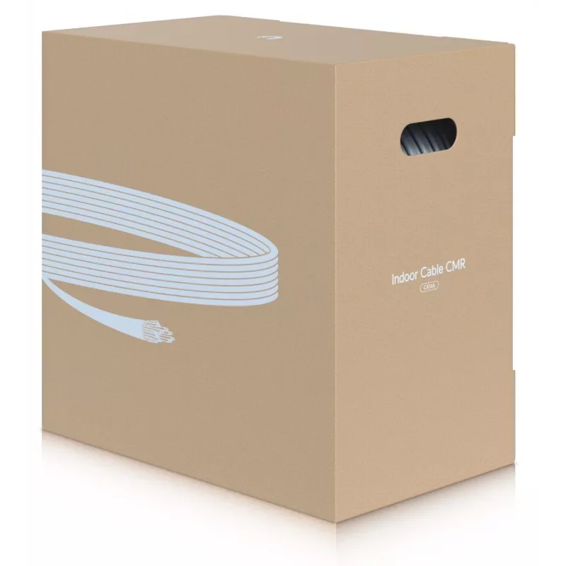 Kabel sieciowy UBIQUITI Cat6a U/UTP (UTP) Biały 305 m — model UACC-Cable-C6A-CMR