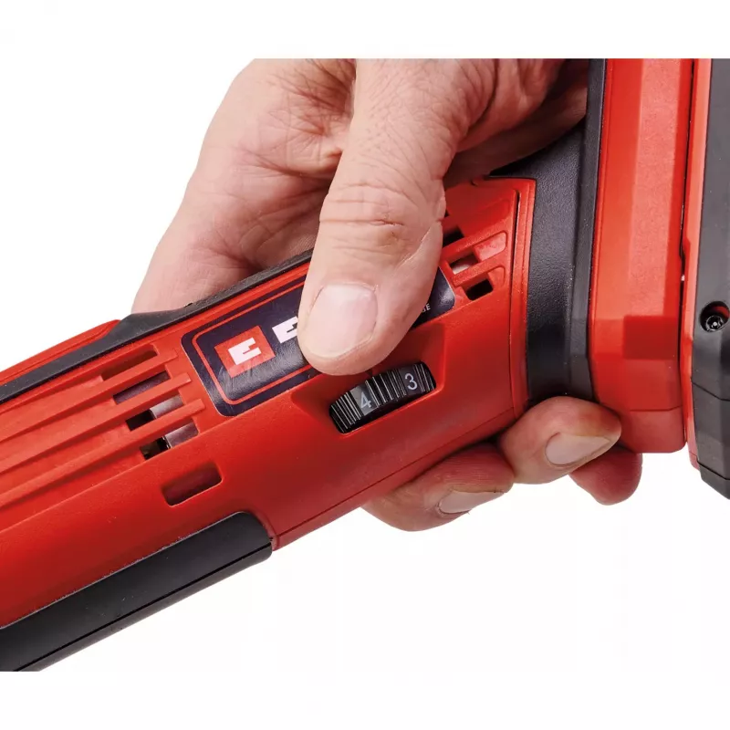 Bezprzewodowe narzędzie wielofunkcyjne Power X-Change TE-MG 18/1 Li-Solo, 18 V (czerwono-czarne, bez akumulatora i ładowarki, zawiera akcesoria)