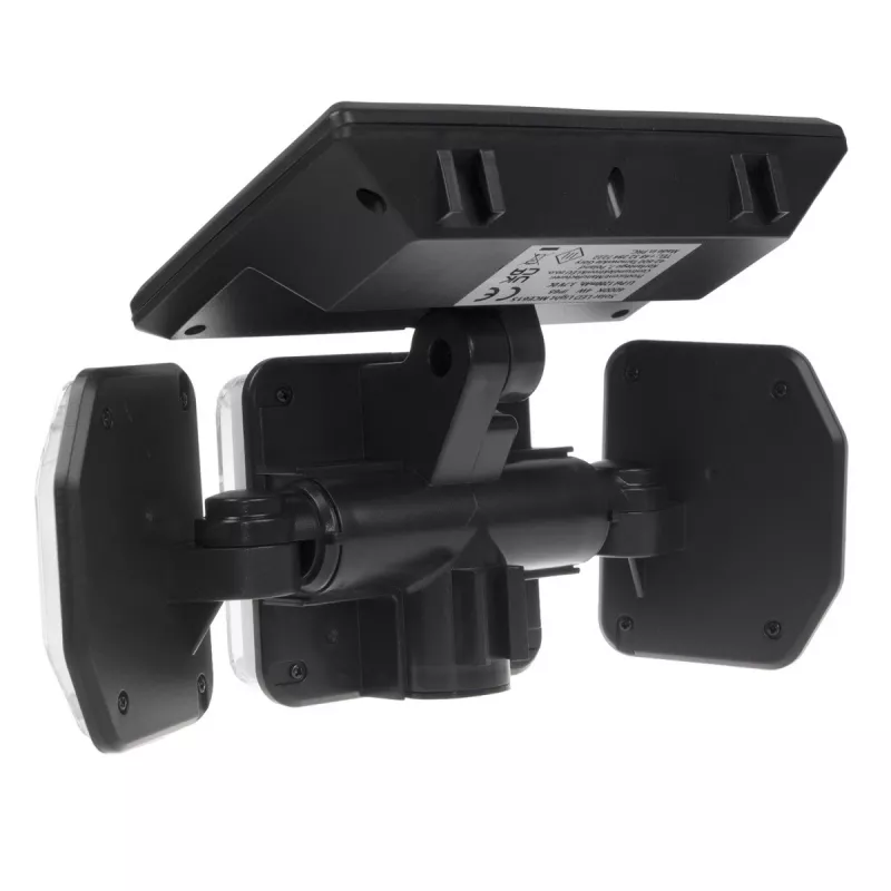 Lampa LED Solar Maclean IP65 z czujnikiem ruchu i zmierzchu 4W 320lm 4000K Li-ion 1200 mAh 3 tryby pracy Naświetlacz Oświetlenie bezpieczeństwa Ogrodu Wejścia HQ