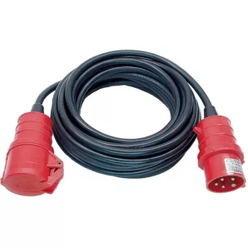 brennenstuhl H07RN-F 5G2.5 - Przedłużacz zasilający - IEC 60309 16A (F) do IEC 60309 16A (M) - AC 400 V - 25,0 m - Czarny (1167720)