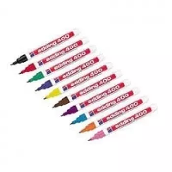 Marker permanentny Edding 400 Bullet Tip Wielokolorowy 10 szt.